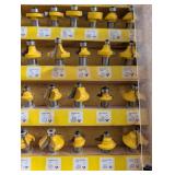 Jontech KC-5050 50-Piece Router Bit Set - 1/2 in Shank