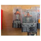 6000E Raised Panel Router Bit - Cove Pattern, 3 Wings, 3-3/8 Dia, 1/2 Shank