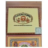 CALIXTO LÓPEZ Licenciados - Cigar Boxes (Lot of 3)