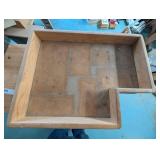 Handmade Large Wooden Storage Box with Finger-Joint Corners