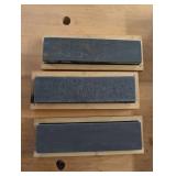Woodcraft Sharpening Stones - Washita, Soft Arkansas & Surgical Black (Lot of 3)