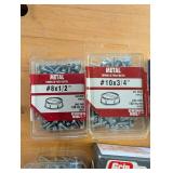 Grip Rite Metal Screws Assortment - 8x1/2, 8x3/4, 10x3/4 (100 pcs/box)