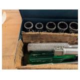 S-K Wayne Tools Socket Set in Blue Case - Made in USA