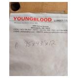 Oak Kitchen Wall Cabinets with Overhead Rails - Natural Finish