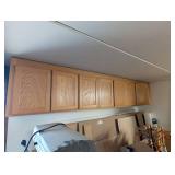 Oak Kitchen Wall Cabinets - Natural Finish, Raised Panel Doors