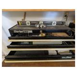 Harbor Freight Tools Steel Tool Chest - Includes Stanley Level & Glasses