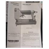 Porter-Cable PIN100 Pin Nailer Kit, 23-Gauge Pneumatic, in Case & Manual