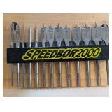Freud Forstner Bits FB-004/FB-005 in Speedbor 2000 Holder - 3/8 to 1-1/8 in Diameters