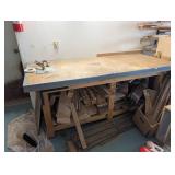 Lumber Bundle With Work Bench- Assorted Boards & Planks, Mixed Widths & Lengths