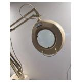 Dental Exam Light with Adjustable Arm & Ring Handle - Beige
