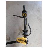 Adjustable Hitch-Style Stand with Yellow Clamps - Black Steel