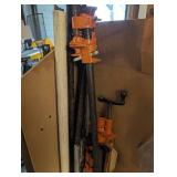 Rolling Clamp Stand With Various Clamps