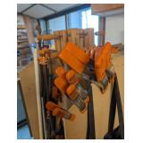 Rolling Clamp Stand With Various Clamps