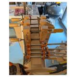 Rolling Clamp Stand With Various Clamps