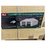 2026 K4525 Unused 45FTx25FT Double Garage Steel Barn Shed