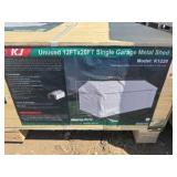 2026 K1220 Unused 12ftx20ft Single Garage Metal Shed
