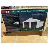 2026 K3325 Unused 33FTx25FT Double Garage Steel Barn