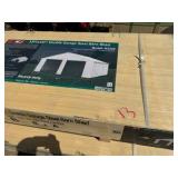 2026 K3325 Unused 33FTx25FT Double Garage Steel Barn