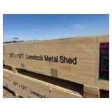 2026 K2512 Unused 25FTx12FT Livestock Metal Shed