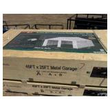 2026 K4525 Unused 45FTx25FT Double Garage Steel Barn Shed