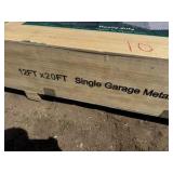 2026 K1220 Unused 12ftx20ft Single Garage Metal Shed