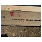 2026 K2223 Unused 23ftx22ft Double Garage Metal shed