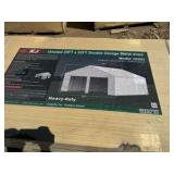 2026 K2223 Unused 23ftx22ft Double Garage Metal shed