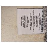 COTTON SWIRL BATH MAT GRAY & WHITE