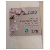 NEW WOMEN OWNED PURELY INDULGENT BATH MAT WHITE