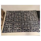 NEW MINERAL SPRING TAHARA ACCENT RUG GRAY & CREAM