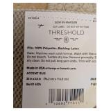 NEW THRESHOLD WASHABLE ACCENT RUG CREAM