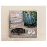 INSIDE/OUTSIDE GARDEN PLANT CADDY 2PK