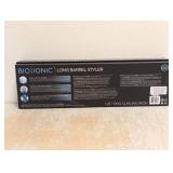 NEW BIO IONIC LONG BARREL STYLER 1.25” PRO CURLING IRON