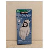 NEW KIRKLAND SIGNATURE GOLF GLOVES 4 PACK SIZE X-LARGE