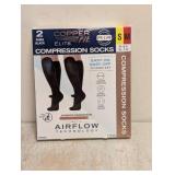 COPPERFIT ELITE COMPRESSION SOCKS S/M 2PK
