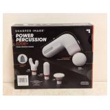 SHARPER IMAGE POWER PERCUSSION EDGE + PORTABLE PERCUSSION MASSAGER