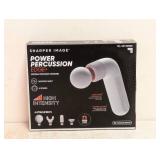 SHARPER IMAGE POWER PERCUSSION EDGE + PORTABLE PERCUSSION MASSAGER