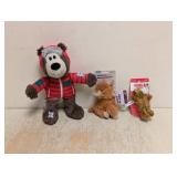 (3) NEW ASSORTED DOGGIE TOYS