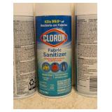 (3) NEW CLOROX FABRIC SANITIZER