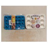 (3) ASSORTED SILICONE BAKING PANS