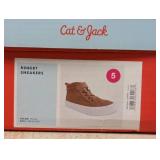 NEW CAT & JACK KIDS ROBERT SNEAKERS SIZE 5 BROWN