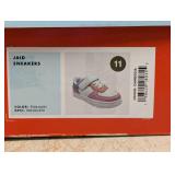 NEW CAT & JACK TODDLER JAID SNEAKERS SIZE 11 PINK MULTI