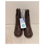 NEW CAT & JACK TODDLER GIRLS MEMPHIS BOOTS SIZE 8 COGNAC