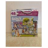 NEW BLUEY 48PC 4-PUZZLE PACK