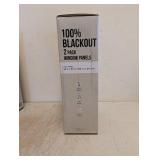 NEW 100% BLACKOUT WINDOW PANELS 2PK BROWN