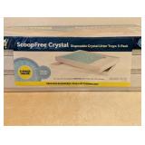 NEW PETSAFE SCOOPFREE CRYSTAL DISPOSABLE CRYSTAL LITTER TRAYS 3PK