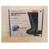 NEW SHARPER IMAGE AIR COMPRESSION BOOTS FLEX S/M