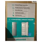 Hisense 10.2 Cubic Foot Upright Convertible Freezer/Fridge