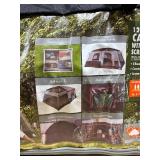 Ozark Trail 12 Person Cabin Tent with Convertible Screen Room