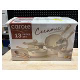 Carote 13 Piece Ceramic Cookware Set